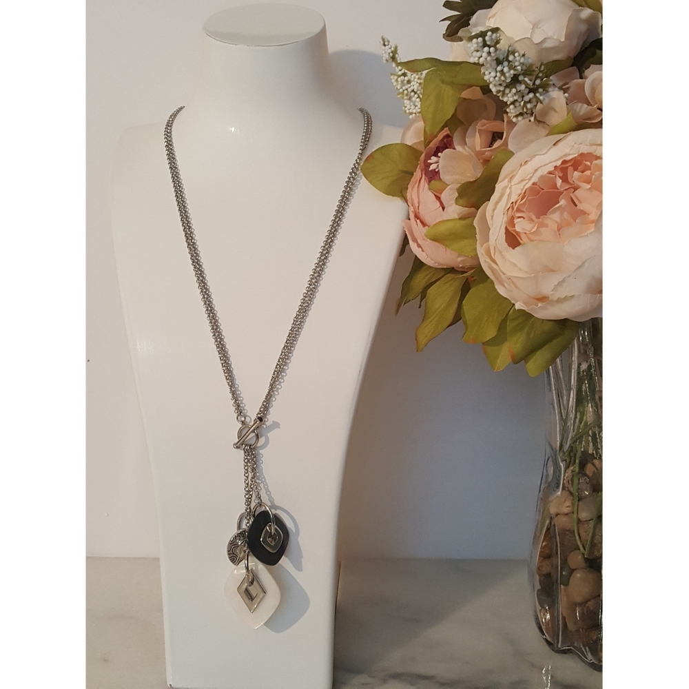 Long Toggle Pendant Necklace - image 1